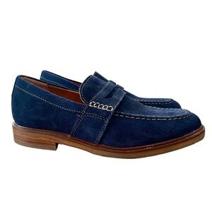 Clarks Artisan Clarkdale Flow Suede Slip On Loafers - Mens Size 7.5M - Blue